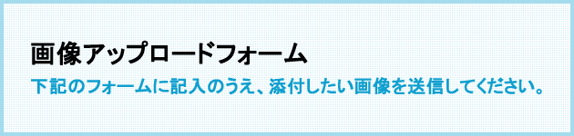 画像アップロードフォーム